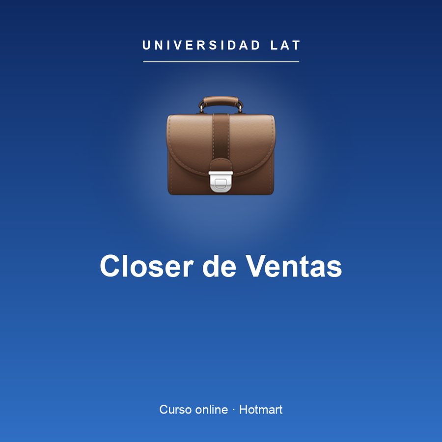 Closer de Ventas (Formación)
