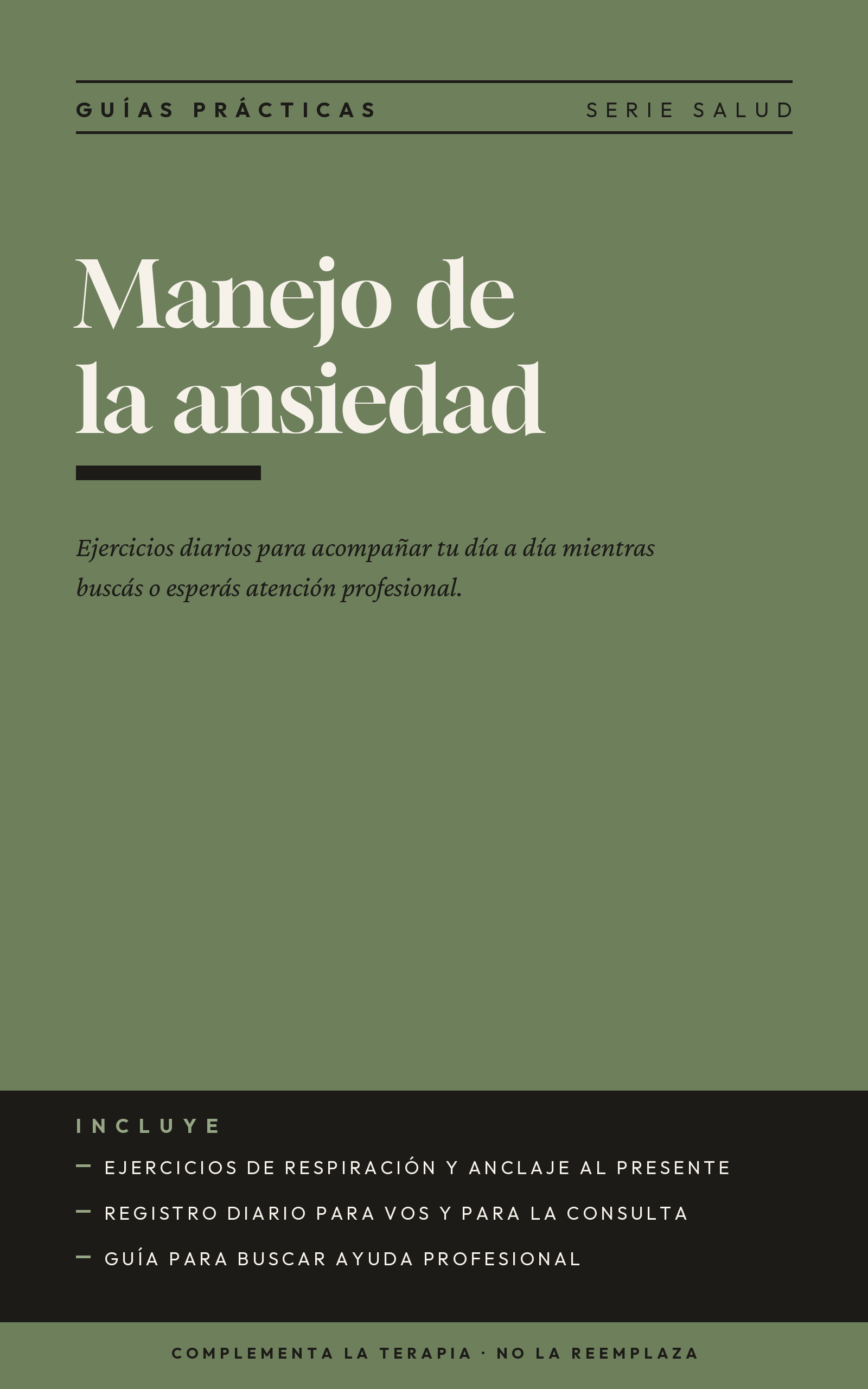 Manejo de la ansiedad: ejercicios diarios